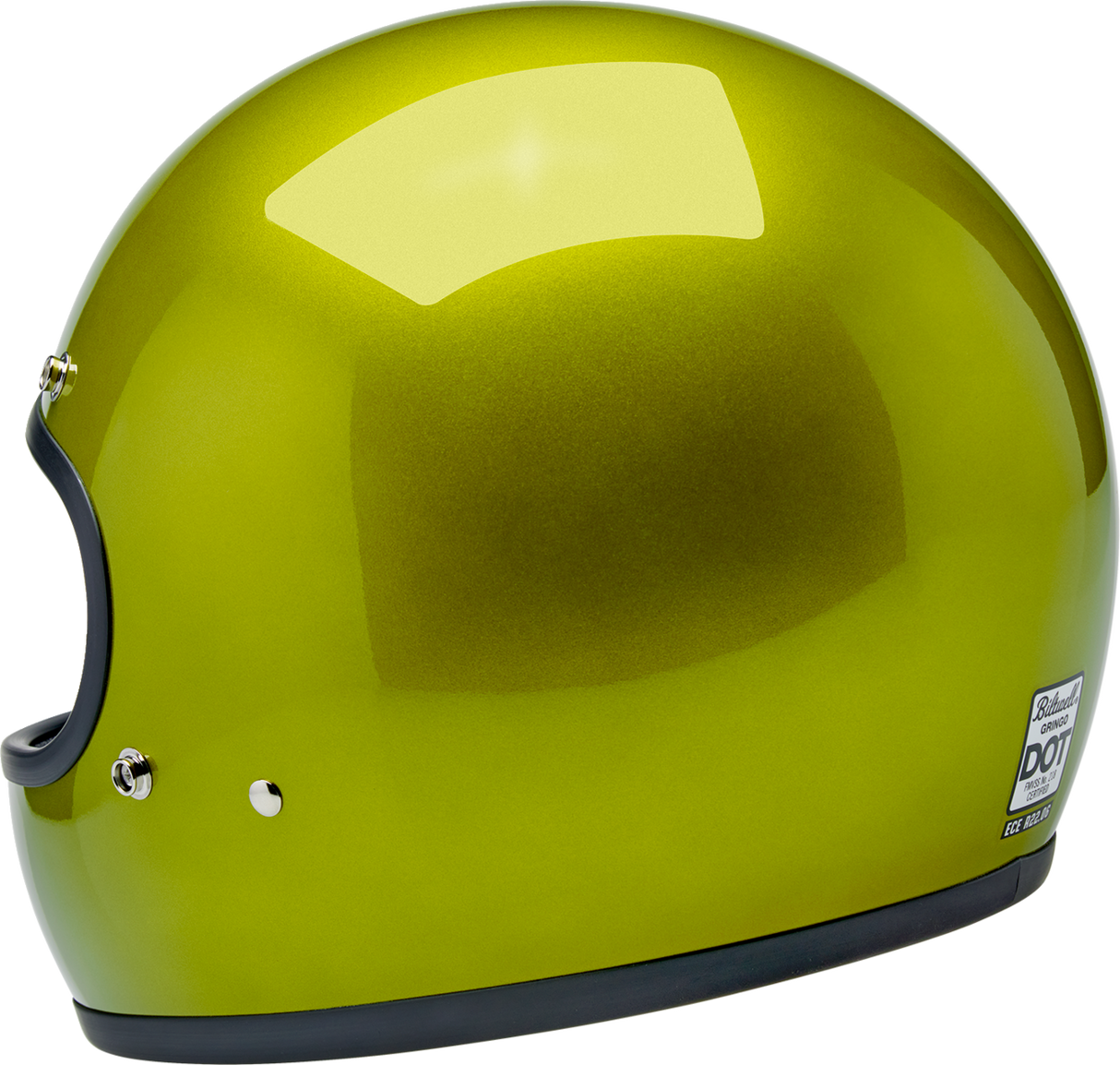Gringo Helmet - Metallic Lime - XL