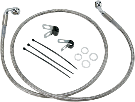 Brake Line - Front - +6\" - Stainless Steel 2000 - 2005
