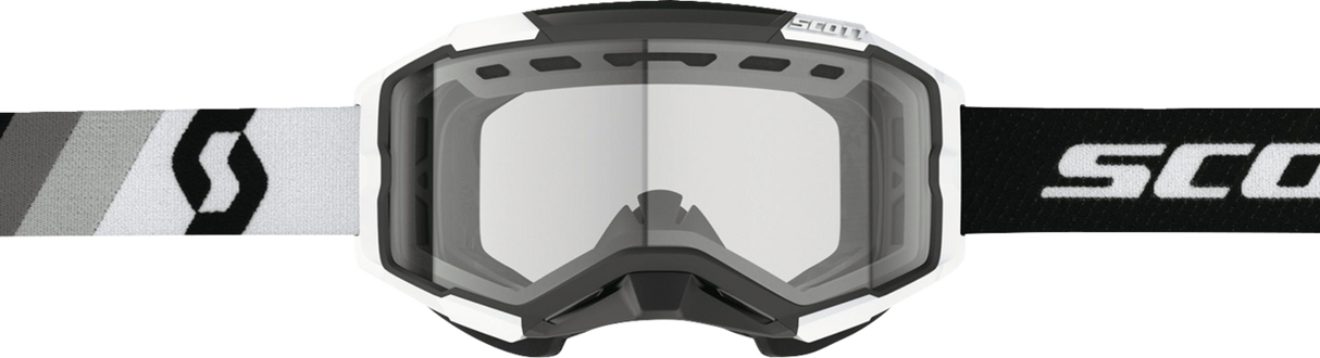Fury Snow Cross Goggle - Premium Black/White - Clear Lens