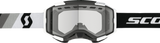 Fury Snow Cross Goggle - Premium Black/White - Clear Lens