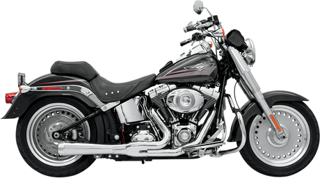 2:1 Exhaust - Chrome - Short - Softail 1986 - 2017