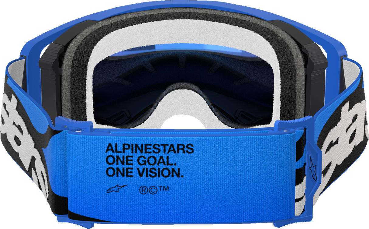 Supertech Goggle - Stream - Blue - ABS Vision - Blue Mirror Lens