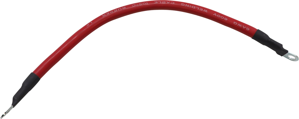 Battery Cable - 10\" - Red