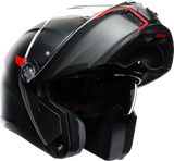 Tourmodular Helmet - Frequency - Matte Gunmetal/Red - Medium