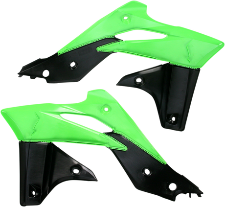 Radiator Shrouds - Green/Black 2013 - 2016