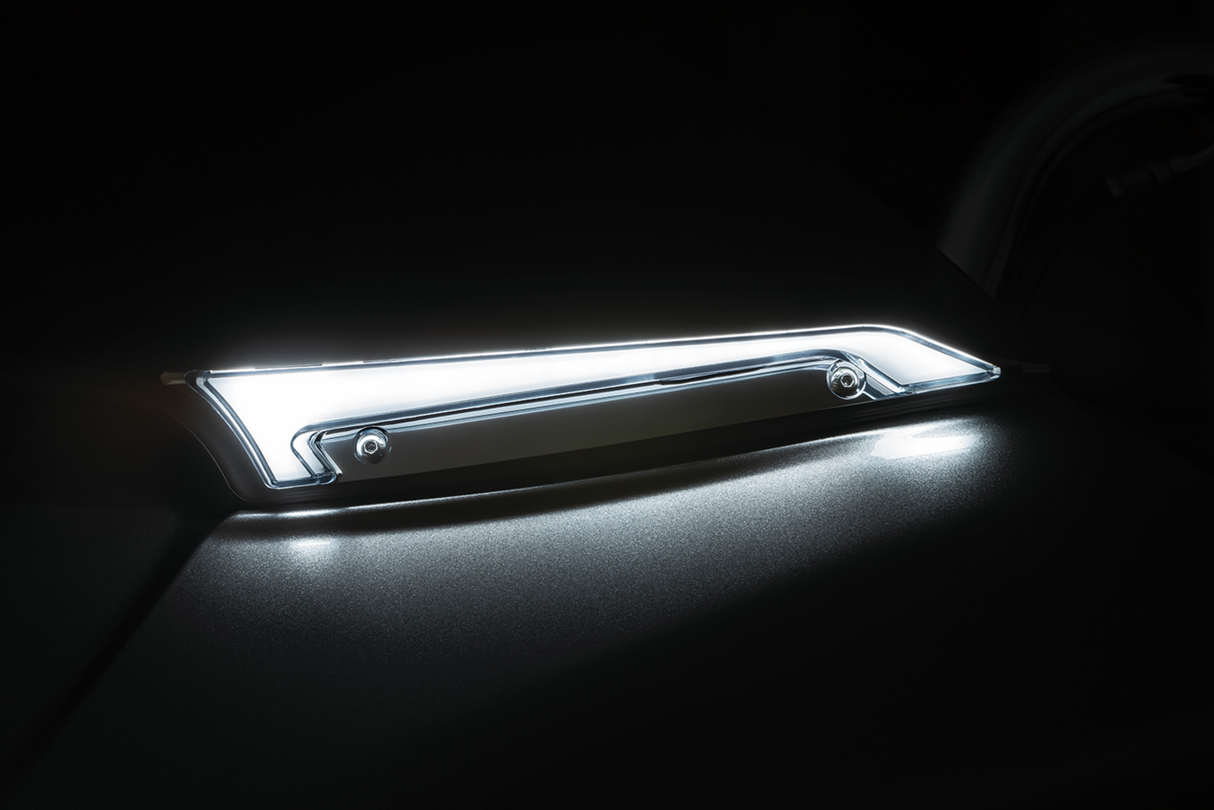Windshield Trim with Light - Chrome 2015 - 2022