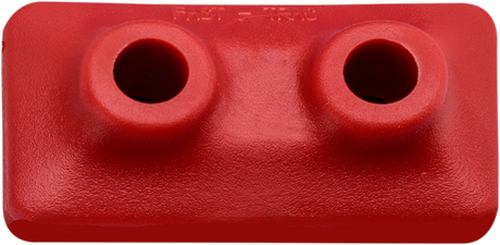 Extra Large Backer Plates - Red - Twin - 48 Pack