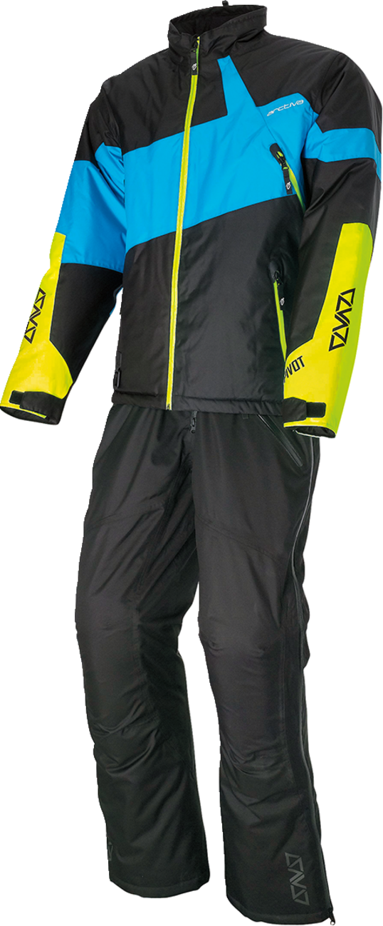 Pivot 6 Jacket - Black/Blue/Hi-Vis - 3XL