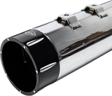 4-1/2\" MK45 Performance Mufflers - Chrome with Black Tracer 2006 - 2016