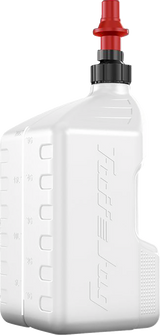 Tuff Jug - Container - with View Strip/Ripper Cap - White - 5.3 US gal