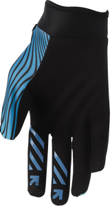 LAUNCHMODE Identity Gloves - Teal/Black - Medium