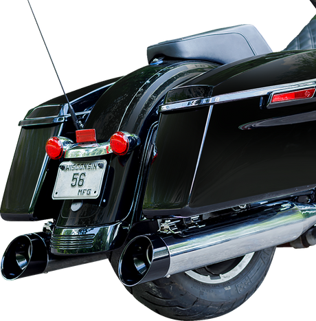 4-1/2\" Chrome MK45 Cutlass Performance Mufflers 1995 - 2016