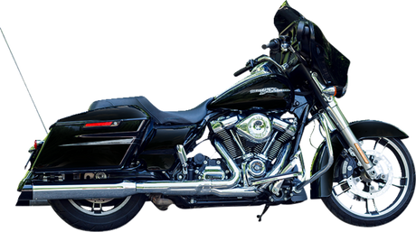 4-1/2\" Chrome MK45 Cutlass Performance Mufflers 2017 - 2022