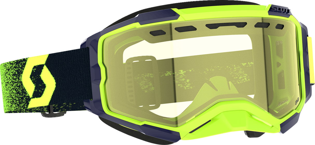 Fury Snow Cross Goggle - Neon Green/Neon Yellow - Yellow Lens