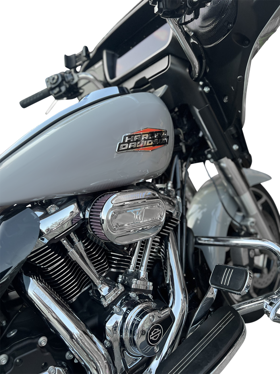 Oval Air Cleaner Kit - Chrome - Touring 2023 - 2024