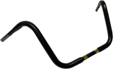 1-1/4\" Buffalo Touring Handlebar - 12\" - TBW - Flat Black 2008 - 2022