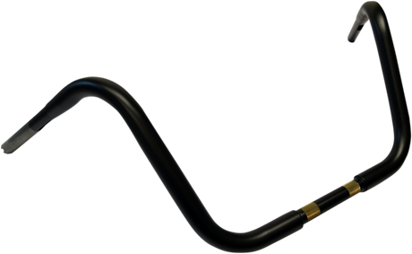 1-1/4\" Buffalo Touring Handlebar - 12\" - TBW - Flat Black 2008 - 2022