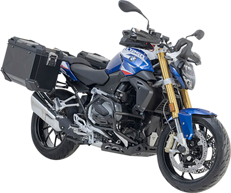 TRAX ADV Aluminum Case System - Black - BMW R 1200/1250 R \'14-\'24 2014 - 2024