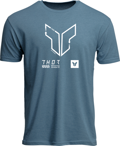 Trax T-Shirt - Heather Slate Blue - 2XL