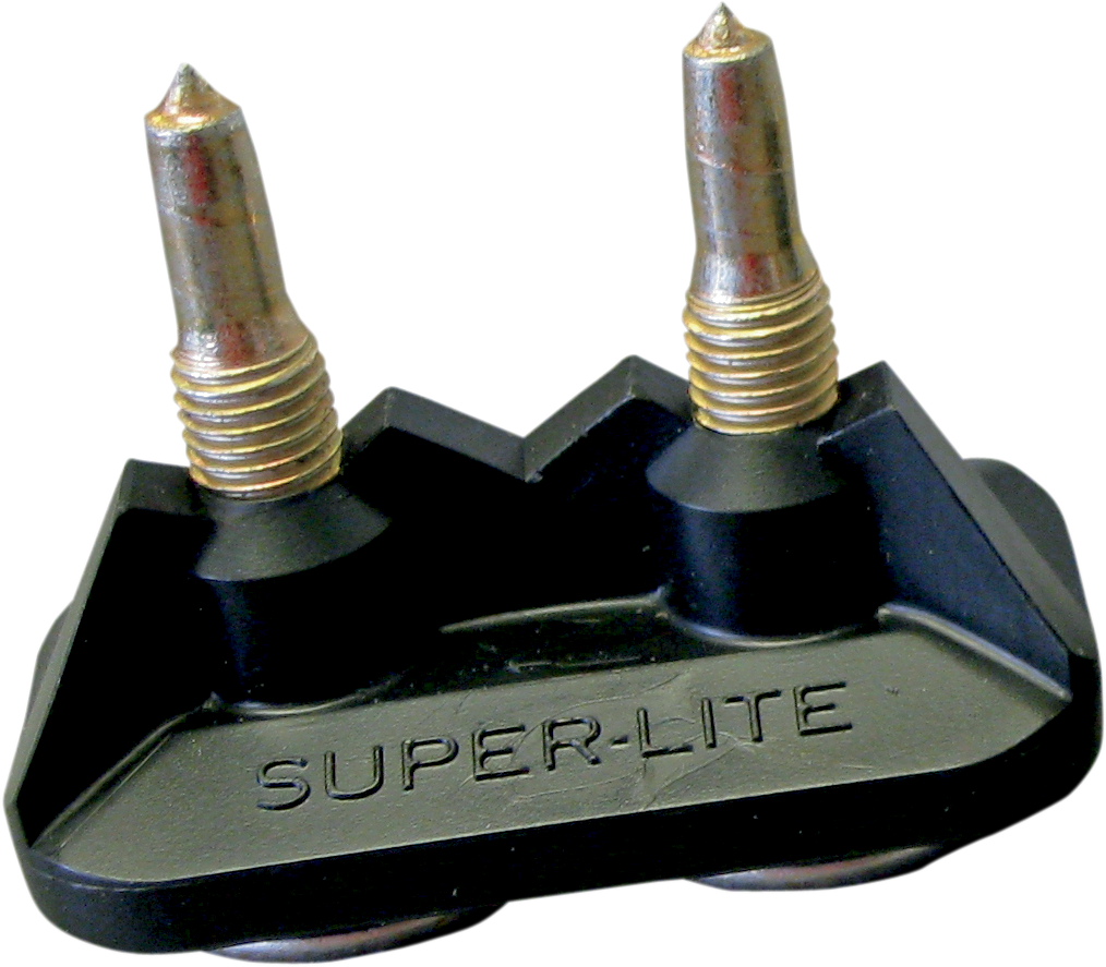 Double Backer Plates - Black - For 2-Ply - 48 Pack