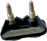 Double Backer Plates - Black - For 2-Ply - 48 Pack