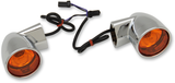 Bullet Turn Signal Lights - Rear - Chrome - Harley-Davidson 1999 - 2022