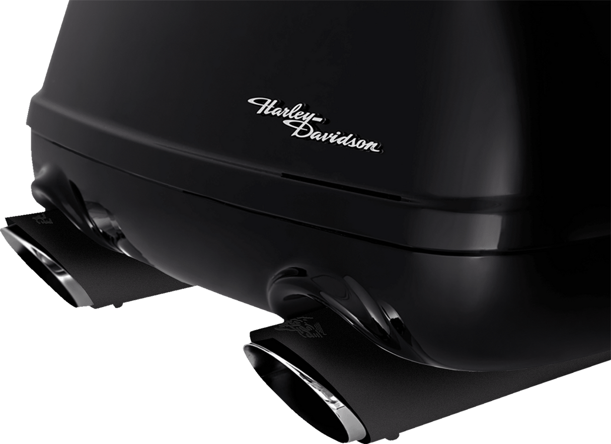 Twin Slash Slip-On Mufflers - Black 2017 - 2025