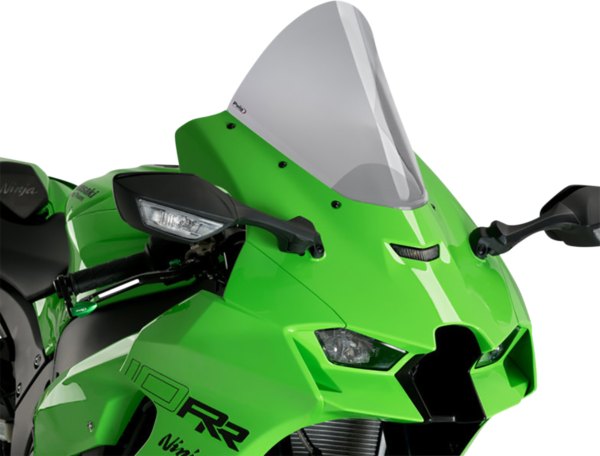 Race Windscreen - 12-1/2\" - Smoke - Ninja ZX-10R 2021 - 2024