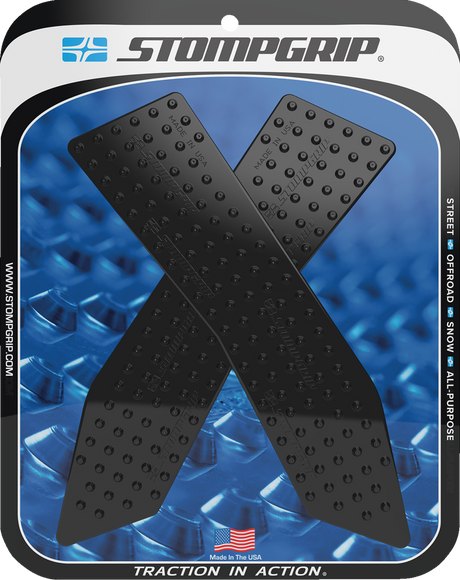 Traction Pad Tank Grips - Volcano - Black - K 1600 GT 2018 - 2025