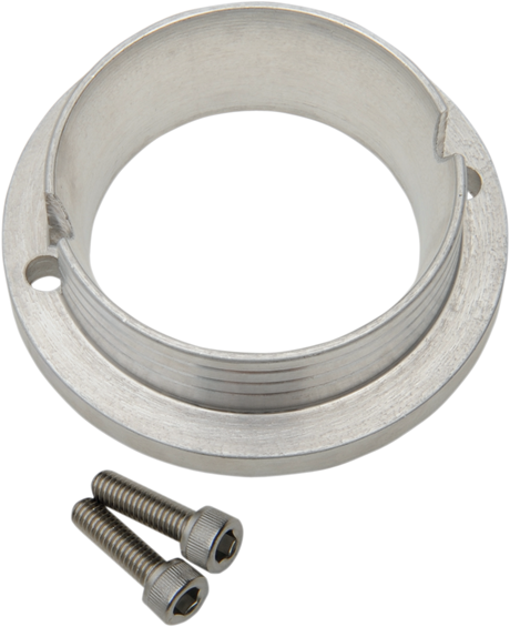 Carburetor Adapter with Oil Injection - Silver - 57 mm