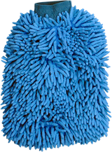 Microfiber Wash Mitt - Blue