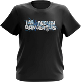 Youth Shocking T-Shirt - Black/Blue - XL