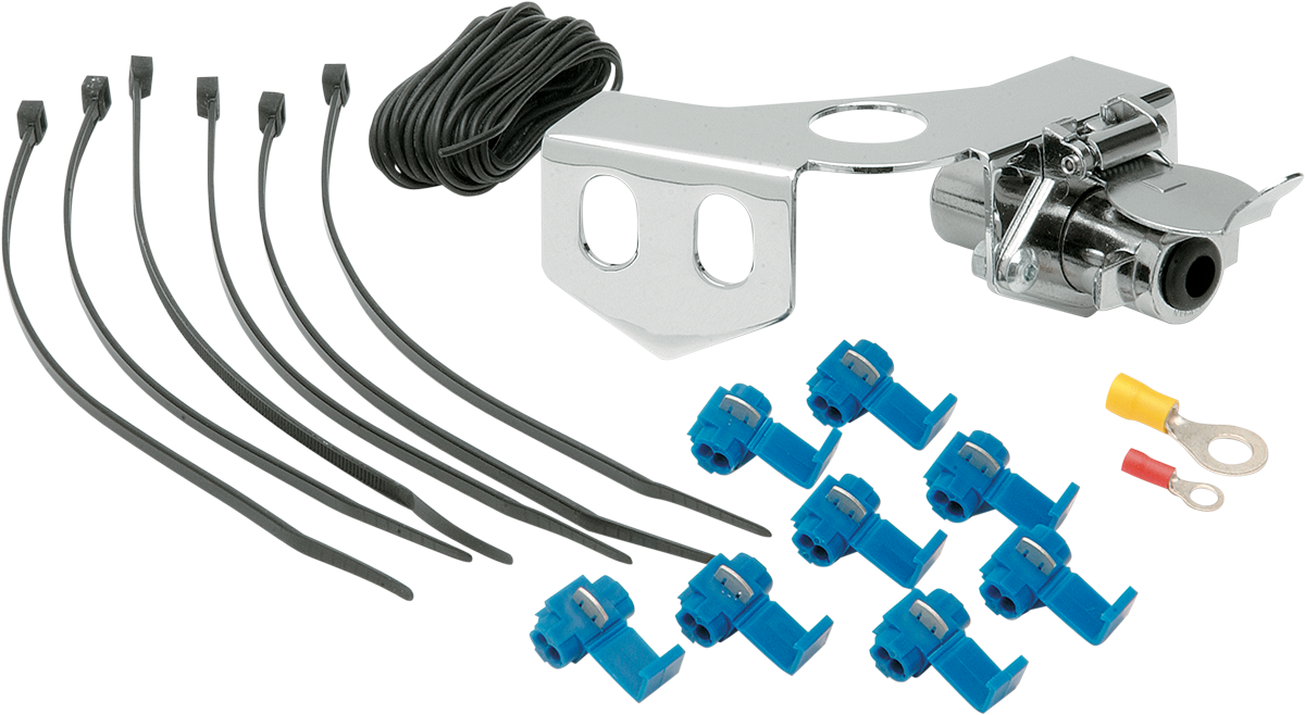 Ball Mount Trailer Hitch Receptacle Kit - Harley Davidson 1980 - 2011