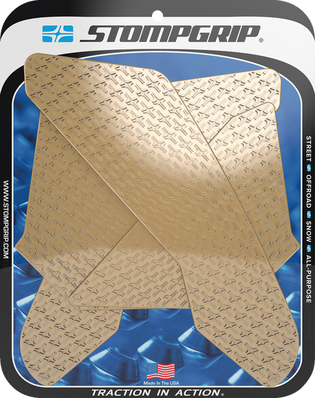 Traction Pad Tank Grips - Icon - Clear - CBR1000RR 2017 - 2023