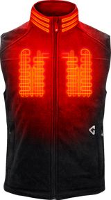 7V Thermite Fleece Heated Vest 2.0 - Black - 2XL