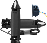 Grips - Heated - Custom Contour - Spike - Cable - Black 1986 - 2022