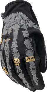 Reflective Gloves - Black/Silver - XL