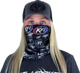 Face Mask with KFI Logos - Black