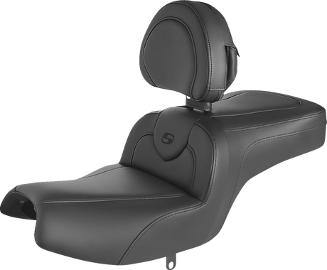 RoadSofa™ Seat - with Backrest - Black w/ Black Stitching - Challenger \'20-\'22 2020 - 2022