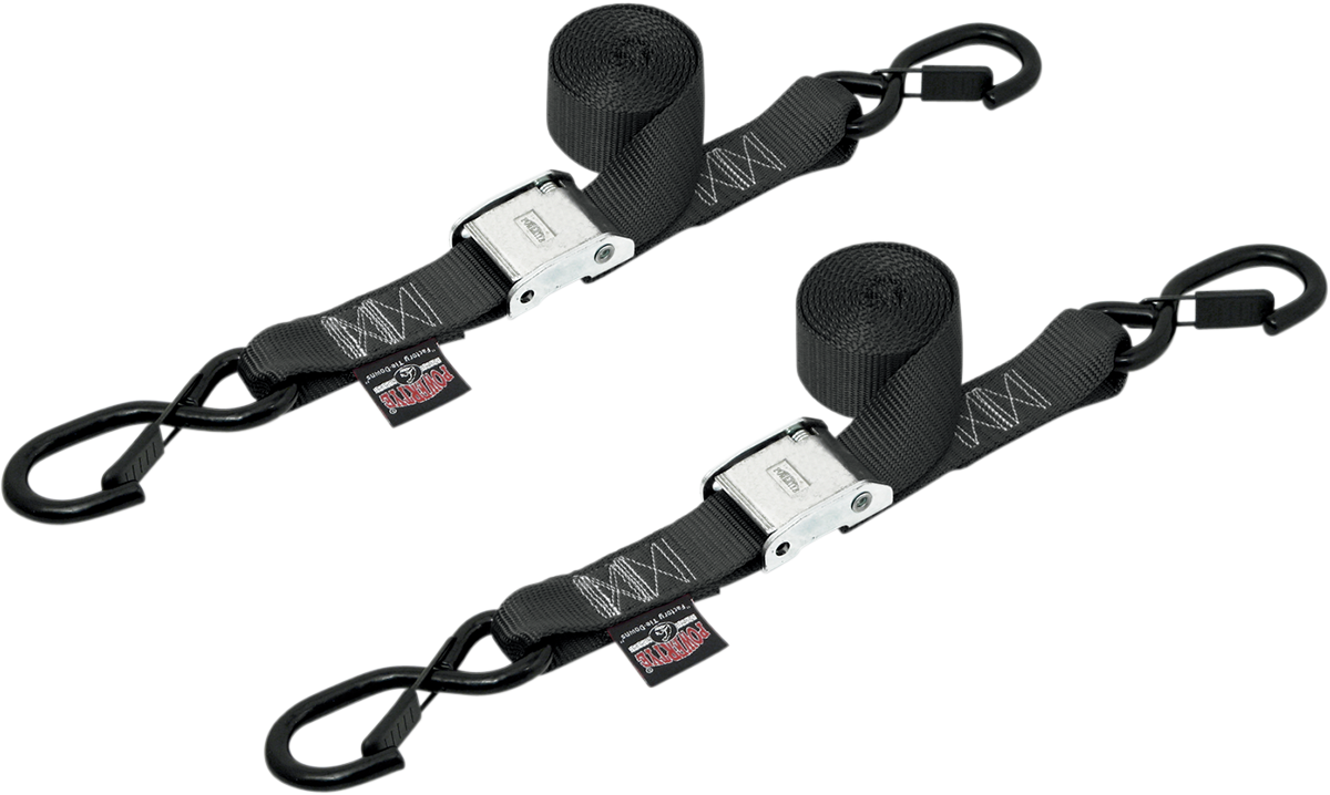 Cam Tie-Downs - 1-1/2\" x 5-1/2\' - Black