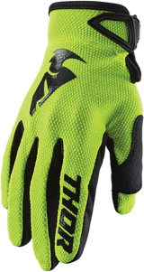 Youth Sector Gloves - Acid/Black - Medium