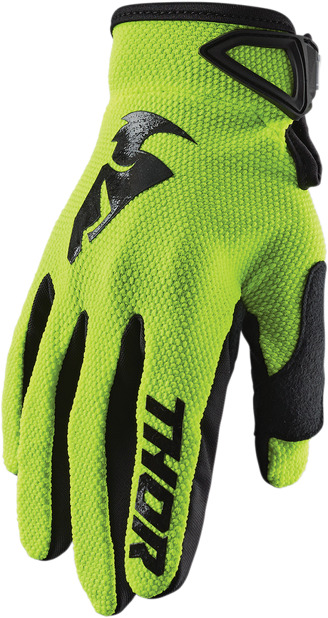 Youth Sector Gloves - Acid/Black - Medium