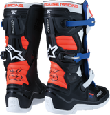 Youth Tech 7S Boots - Black/White/Red/Blue - US 8