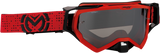 XCR Goggle - Pro Stars - Red/Black - Smoke Lens