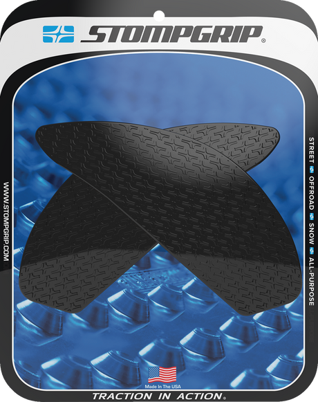 Traction Pad Tank Grips - Icon - Black - GSX 250R 2018 - 2020