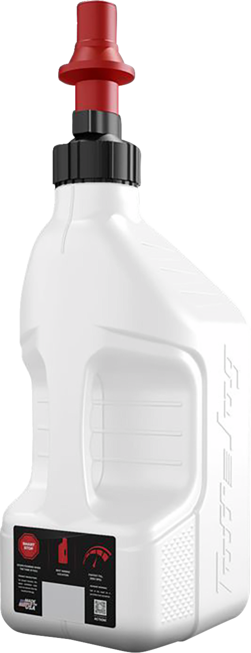 Tuff Jug - Container - with View Strip/Ripper Cap - White - 2.7 US gal