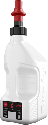 Tuff Jug - Container - with View Strip/Ripper Cap - White - 2.7 US gal
