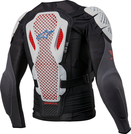 Honda Bionic Plus v2 Protection Jacket - Black/White/Blue/Bright Red - 2XL