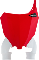 Raptor Number Plate - Red/White 2017 - 2022