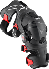 RK-7 Plasma Knee Braces - Black/Red - Medium